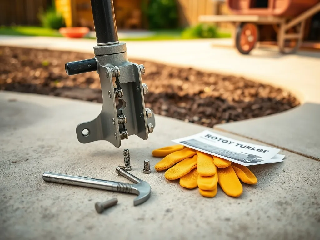 Jak zamontować pług do glebogryzarki?