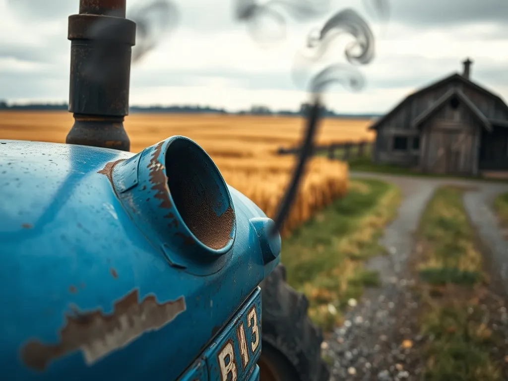 Dlaczego ciągnik dymi na czarno?